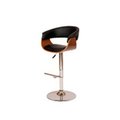 Armenartfurniture Armen Art Furniture LCPASWBABLWA Paris Swivel Barstool In Black PU LCPASWBABLWA